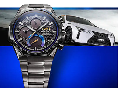EDIFICE Collaboration Model with TOM’S, Inspired by Luxury Sports Cars