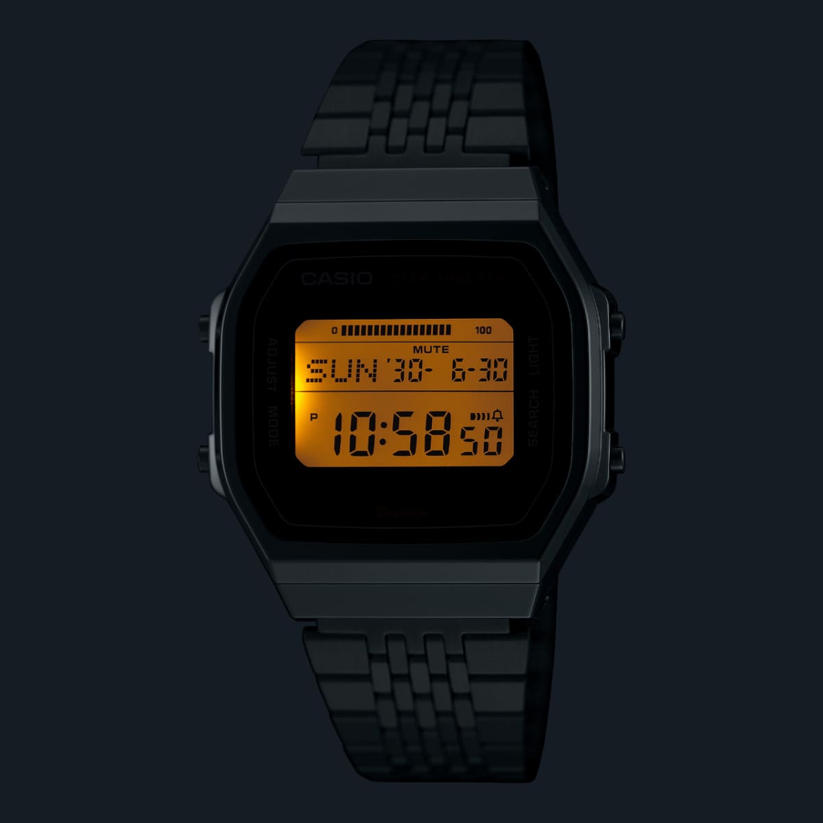 Casio ABL100WE-7A Vintage Bluetooth Step Tracker Digital Watch CASIO Casio ABL100WE-7A Vintage Bluetooth Step Tracker Digital Watch CASIO