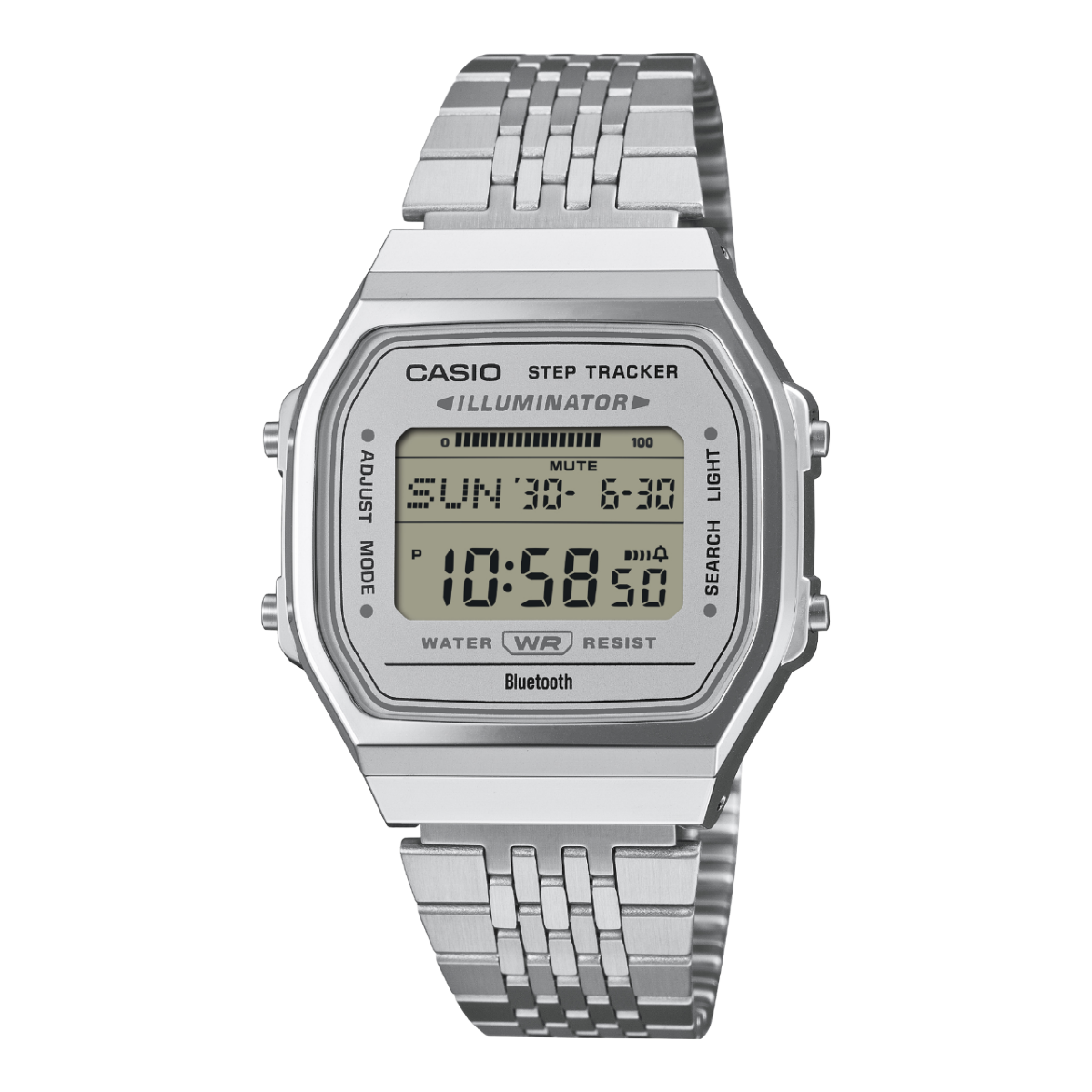 Casio ABL100WE-7A Vintage Bluetooth Step Tracker Digital Watch CASIO Casio ABL100WE-7A Vintage Bluetooth Step Tracker Digital Watch CASIO