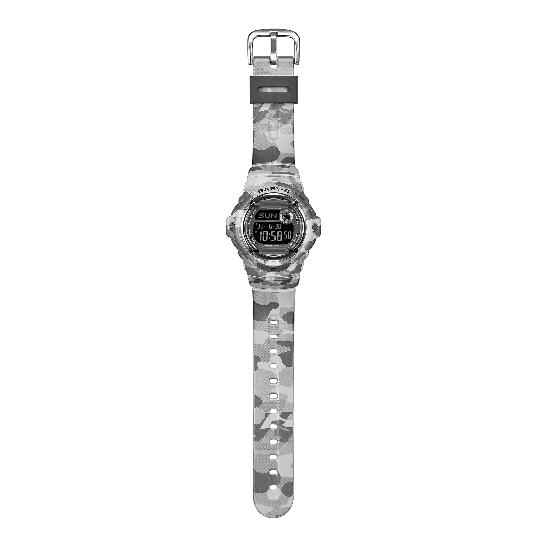 Casio Baby-G BG169CMB-8D Grey Camouflage Digital Resin Watch G-SHOCK Casio Baby-G BG169CMB-8D Grey Camouflage Digital Resin Watch G-SHOCK