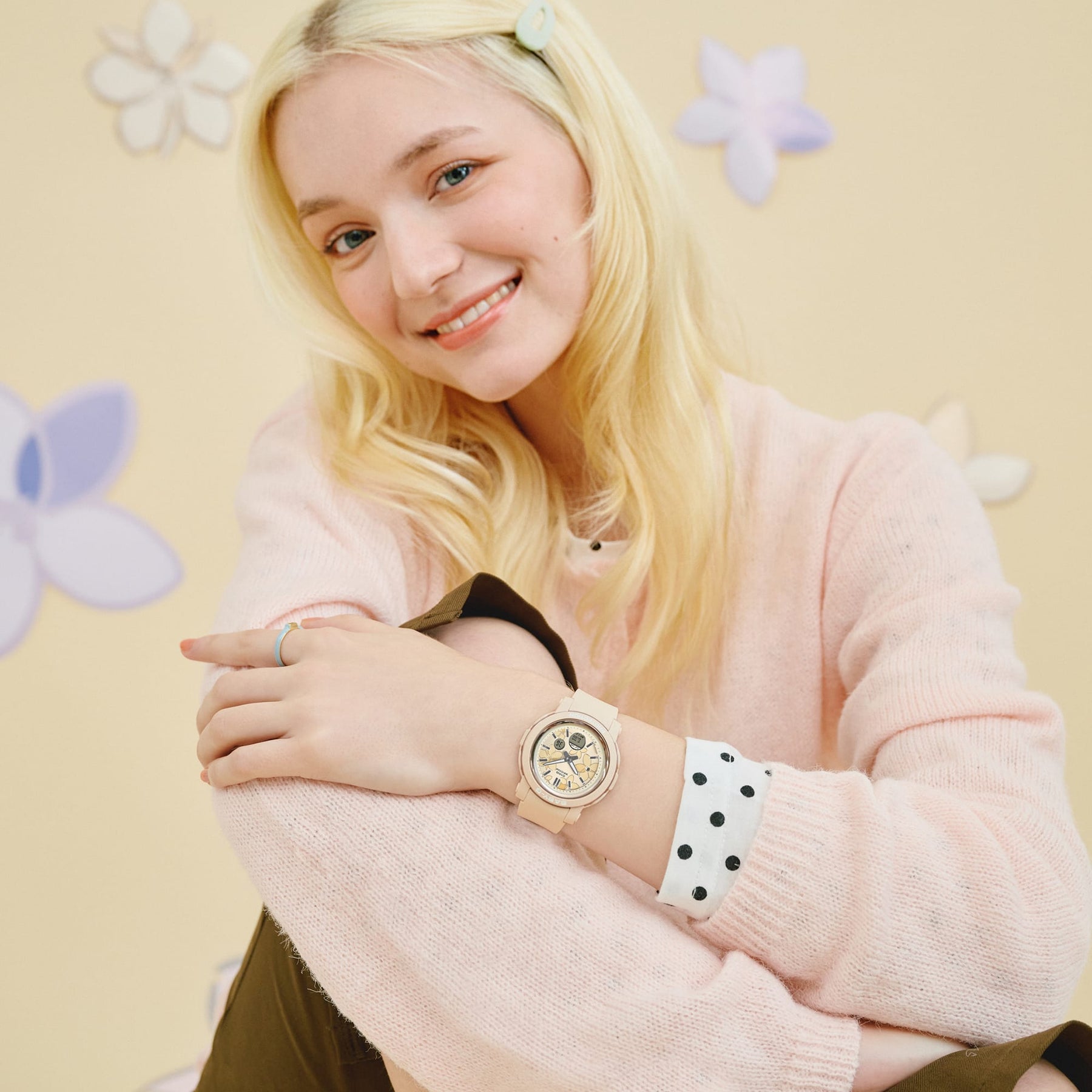 Casio BABY-G BGA-290FL-4ADR Digital-Analog Resin Watch – Floral Pattern, Shock Resistant, 100M WR GUESS Casio BABY-G BGA-290FL-4ADR Digital-Analog Resin Watch – Floral Pattern, Shock Resistant, 100M WR GUESS