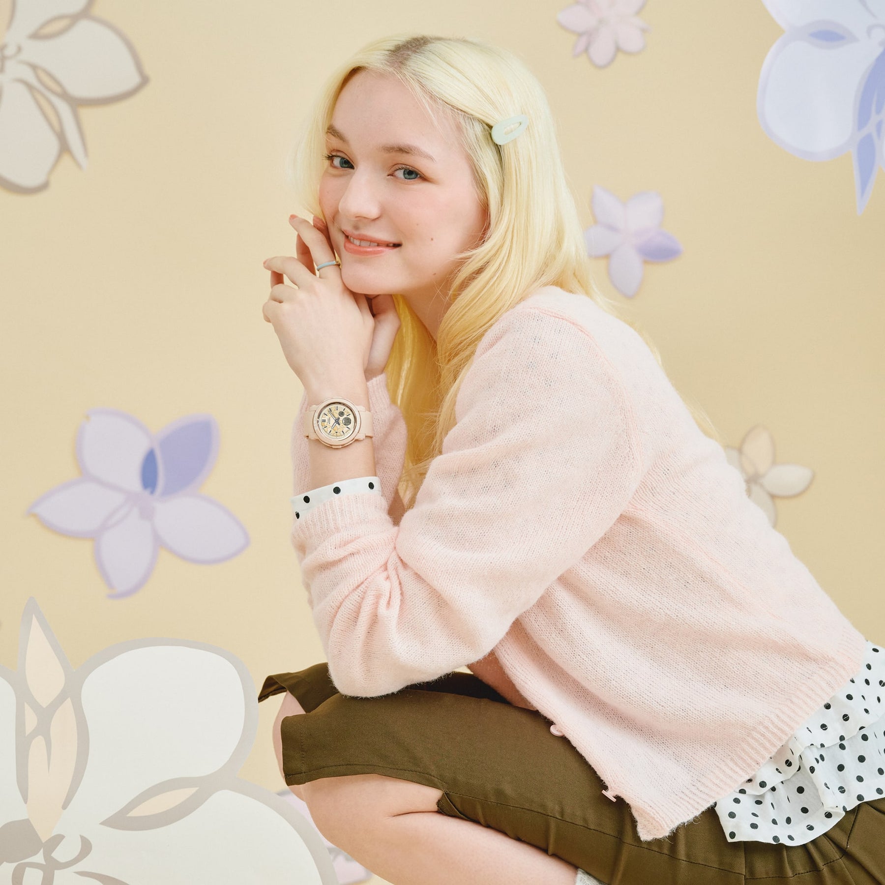 Casio BABY-G BGA-290FL-4ADR Digital-Analog Resin Watch – Floral Pattern, Shock Resistant, 100M WR GUESS Casio BABY-G BGA-290FL-4ADR Digital-Analog Resin Watch – Floral Pattern, Shock Resistant, 100M WR GUESS