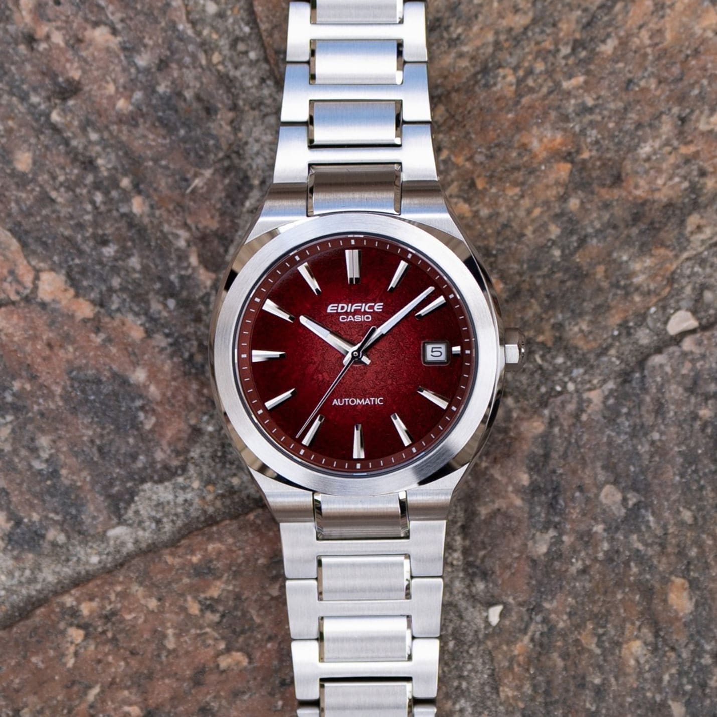 Casio Edifice EFK200CD-4A Automatic Men's Watch – Red Dial | Sapphire Crystal | 100M Water Resistant G-SHOCK Casio Edifice EFK200CD-4A Automatic Men's Watch – Red Dial | Sapphire Crystal | 100M Water Resistant G-SHOCK
