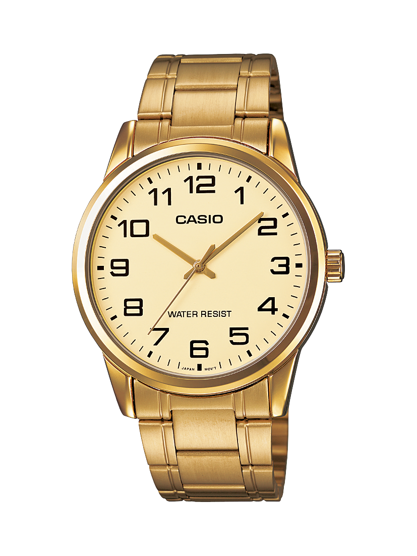 Casio MTPV001G-9B Gold Tone Stainless Steel Men's Analog Watch CASIO Casio MTPV001G-9B Gold Tone Stainless Steel Men's Analog Watch CASIO